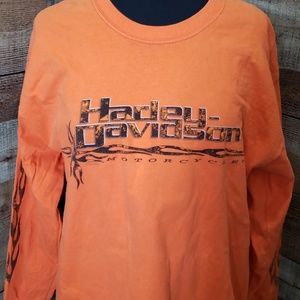 Men's large Harley Davidson long sleeved tee